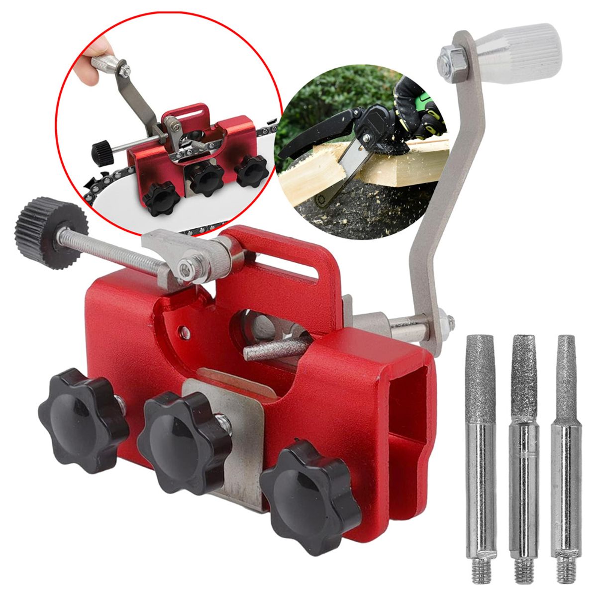 GENERICO - Afilador De Sierras Caladoras Para Afilar Cadenas Motosierra