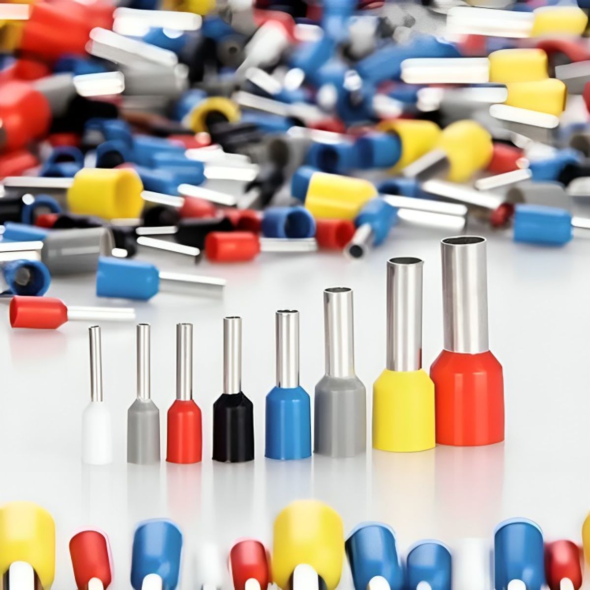 OEM - Set Terminales Aislado 1200un Terminales Crimpado Tubulares