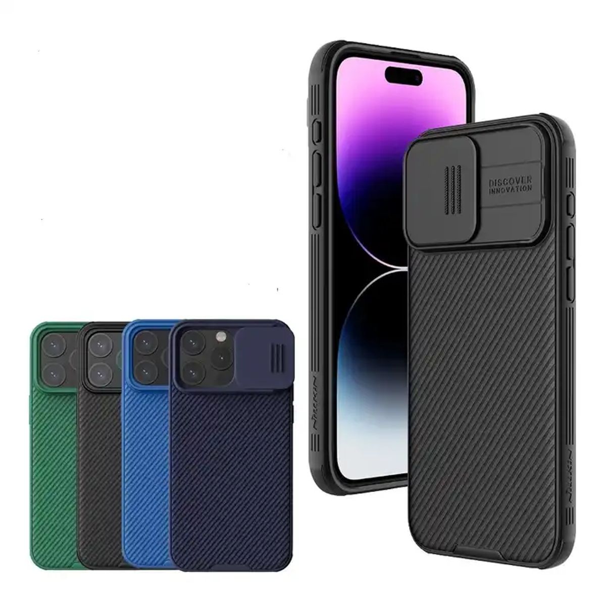 GENERICO - Carcasa Para iPhone 16 Pro Max Nillkin Camshield