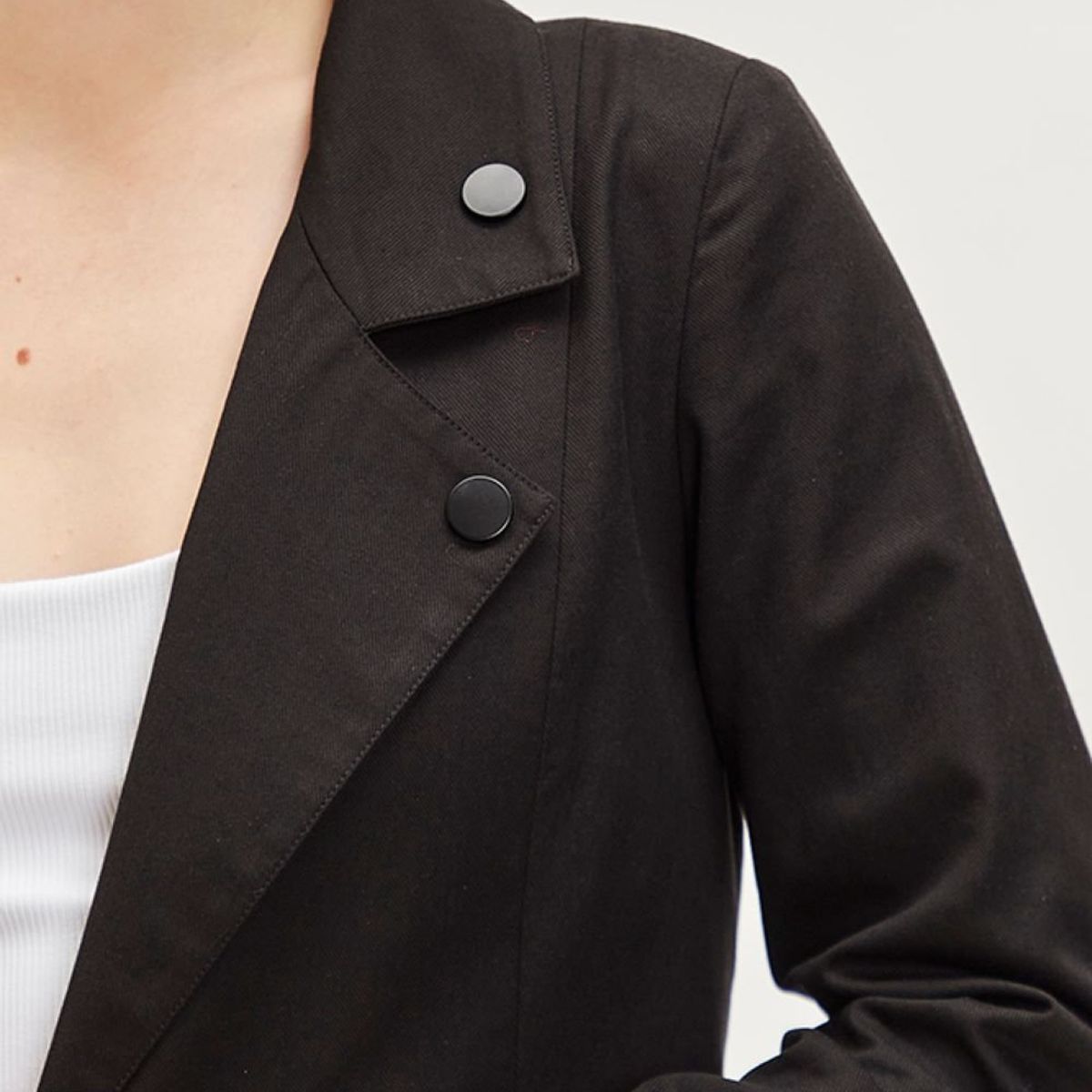 IO - Tapado Abierto Negro Mujer Io