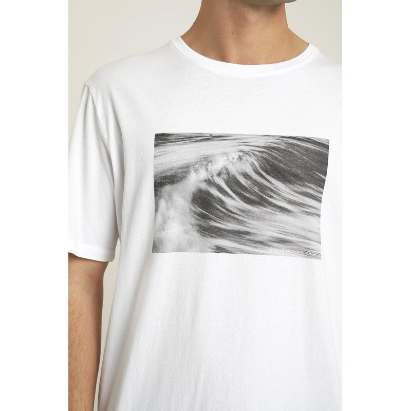 FROENS - Polera manga corta hombre Foto lobo de mar Froens - Algodón orgánico