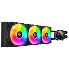 COUGAR GAMING - Refrigeración Líquida Cougar Poseidon Elite ARGB 360 IntelAMD Negro