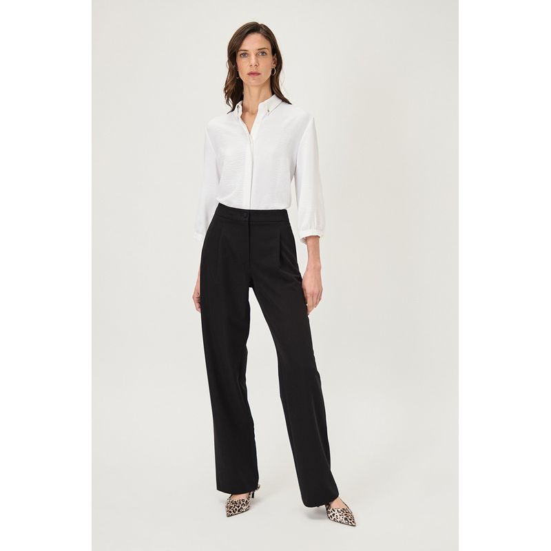 MA GRIFFE - Pantalon Negro Mujer Magriffe