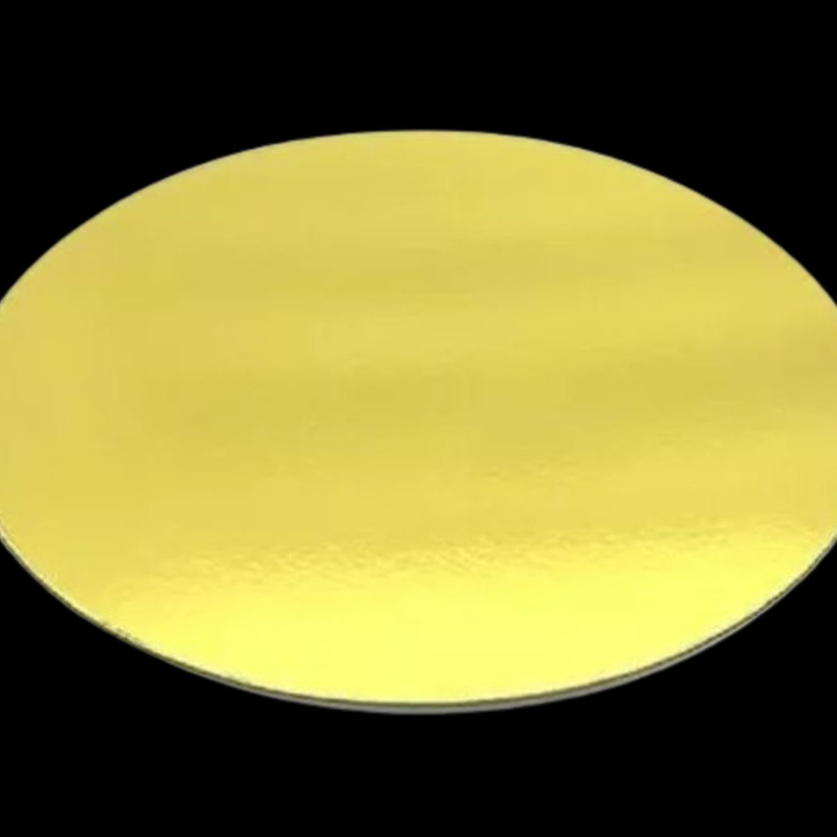 GENERICO - Pack 5 Bandeja Redonda Dorada 35 cm