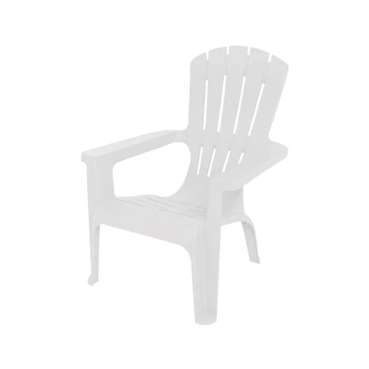GENERICO - Sillon Terraza Playero Paradise Con Brazos Blanca