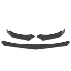 GENERICO - Lip Frontal 3 Piezas Completo Parachoque Universal Tuning