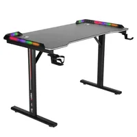 Escritorio Gamer T-RGB 120cm Mesa Gamer con Luces Profesional