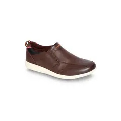 CARDINALE - Zapatillas caña baja Zapatos hombre cuero parga-3-38 café