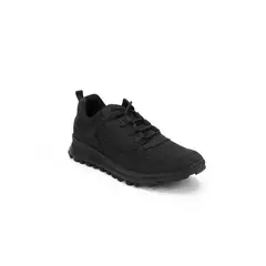CARDINALE - Zapatillas Hombre Cuero y Textil Negro Barrets-0-02