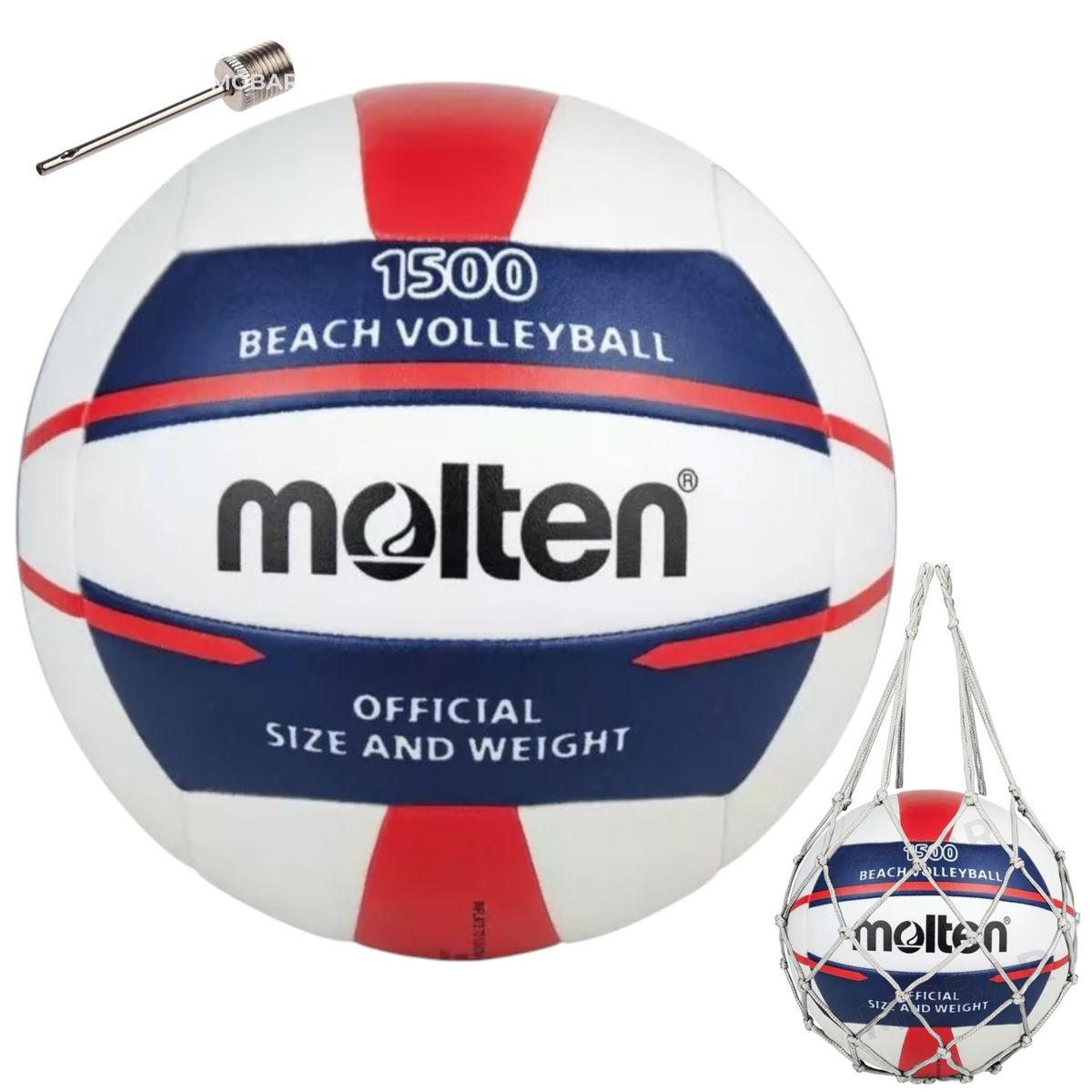 MOLTEN - Balon Voleibol Pelota Volleyball Voley Playa Molten 1500 N°5