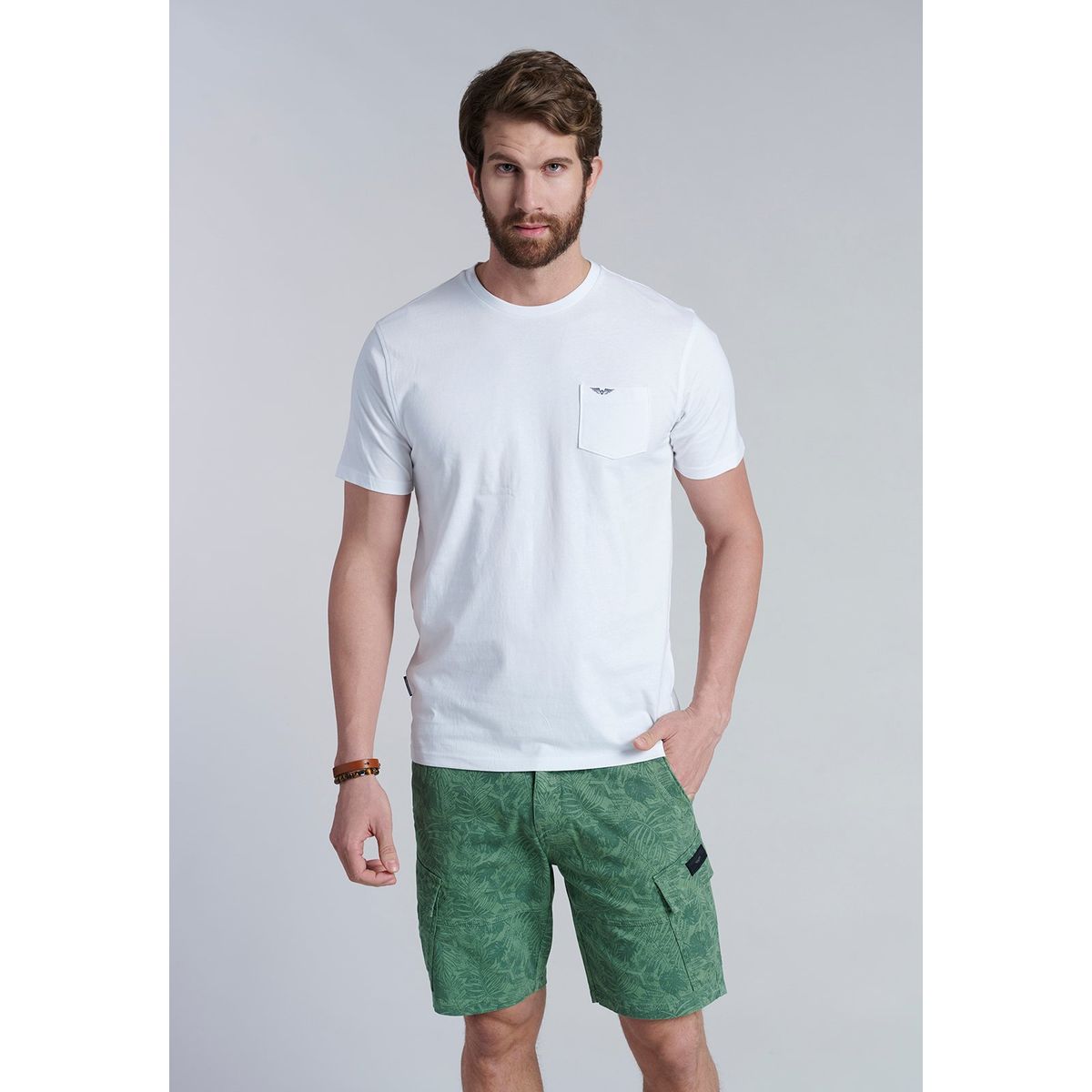 FEROUCH - Polera Bolsillo Houston Blanco Ferouch