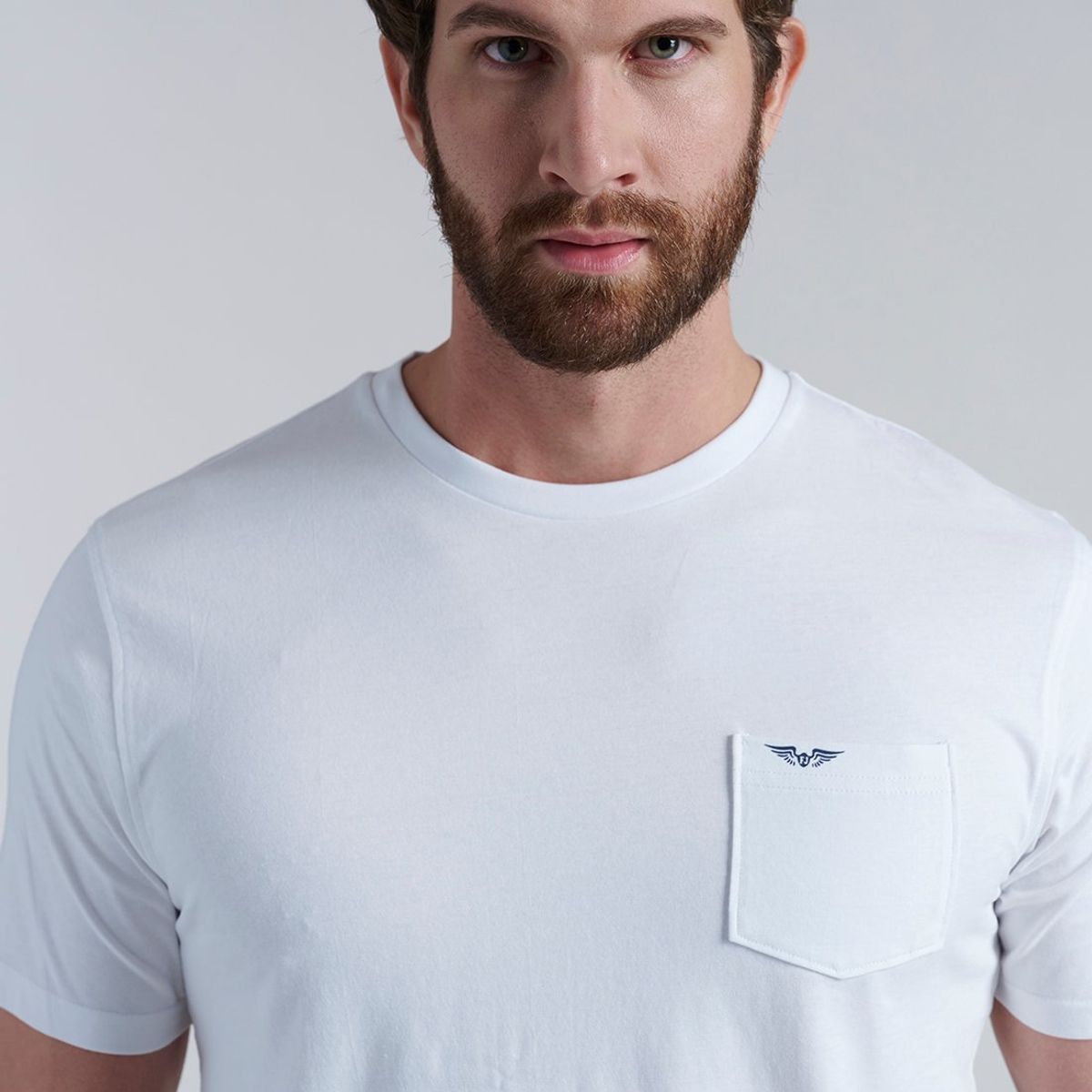 FEROUCH - Polera Bolsillo Houston Blanco Ferouch