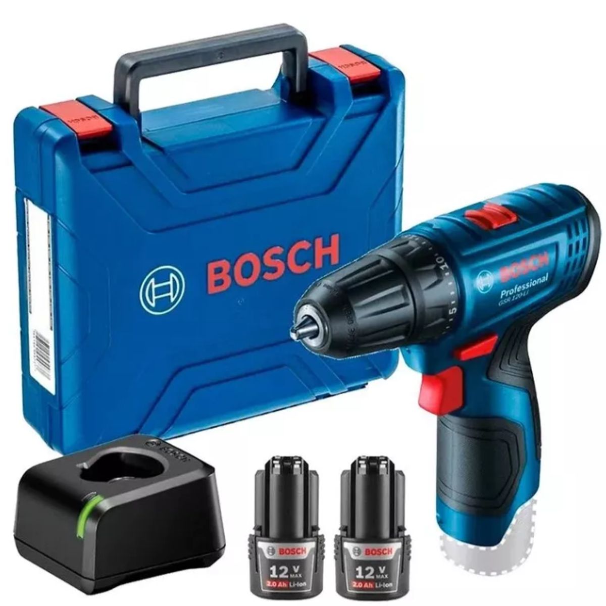 BOSCH - Taladro Atornillador Inálambrico 12v 1500rpm Bosch Gsr 120li