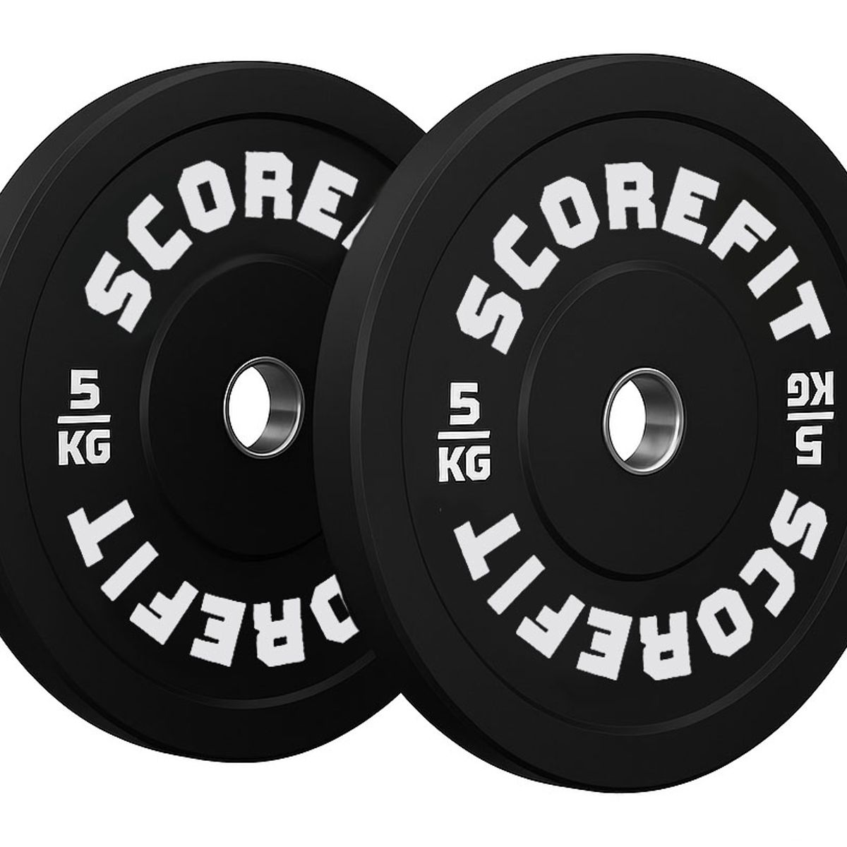 SCORE FIT - Par Discos Olimpicos Bumper 5 Kg - SCORE FIT