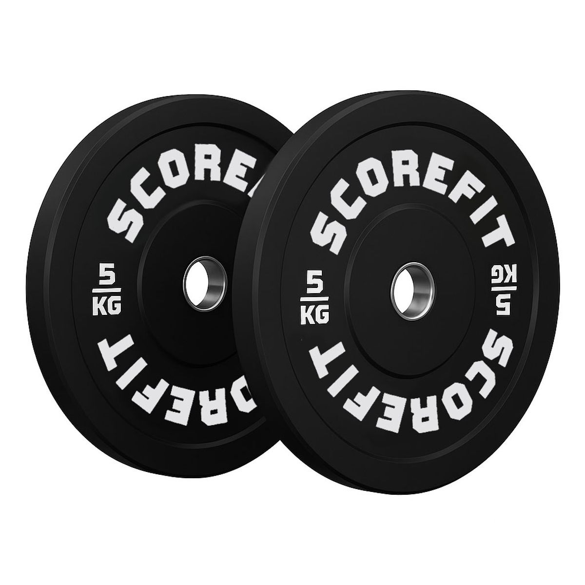 SCORE FIT - Par Discos Olimpicos Bumper 5 Kg - SCORE FIT