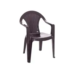 GENERICO - Silla Terraza Ratan Glamour Con Brazos Cafe