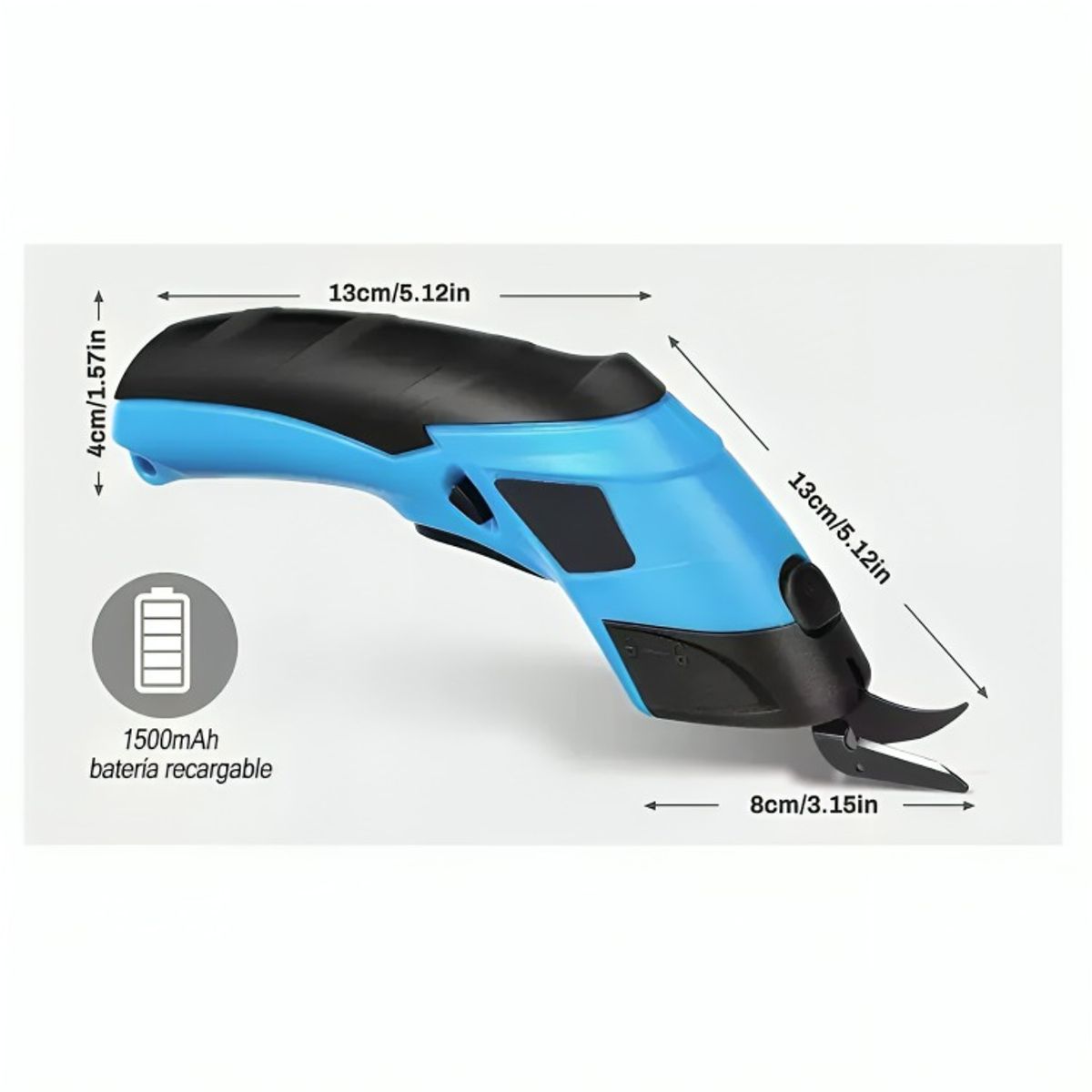 OEM - Tijera Eléctrica Inalámbrica Recargable Corta Telacartón