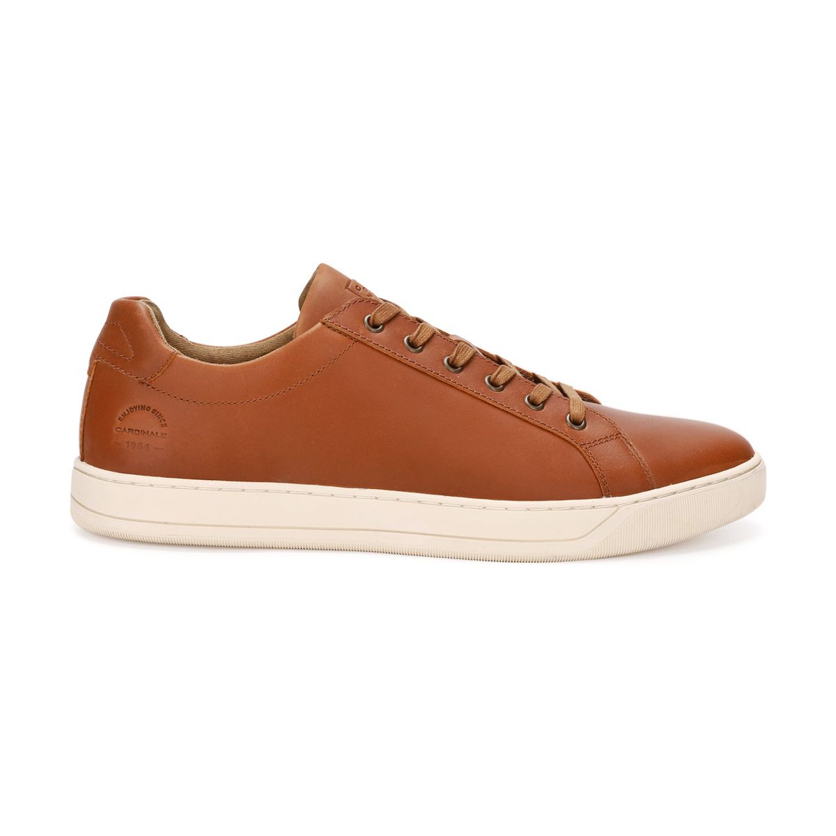 CARDINALE - Zapatillas caña baja Zapatillas hombre cuero chess-0-07 brandy cardinale CARDINALE