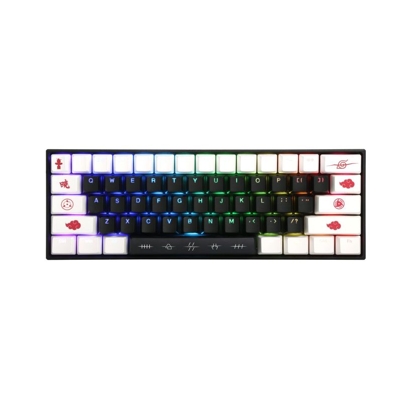 GENERICO - Teclado Checkpoint KX-400 Akatsuki 60% RGB Sw Red NegroBlanco
