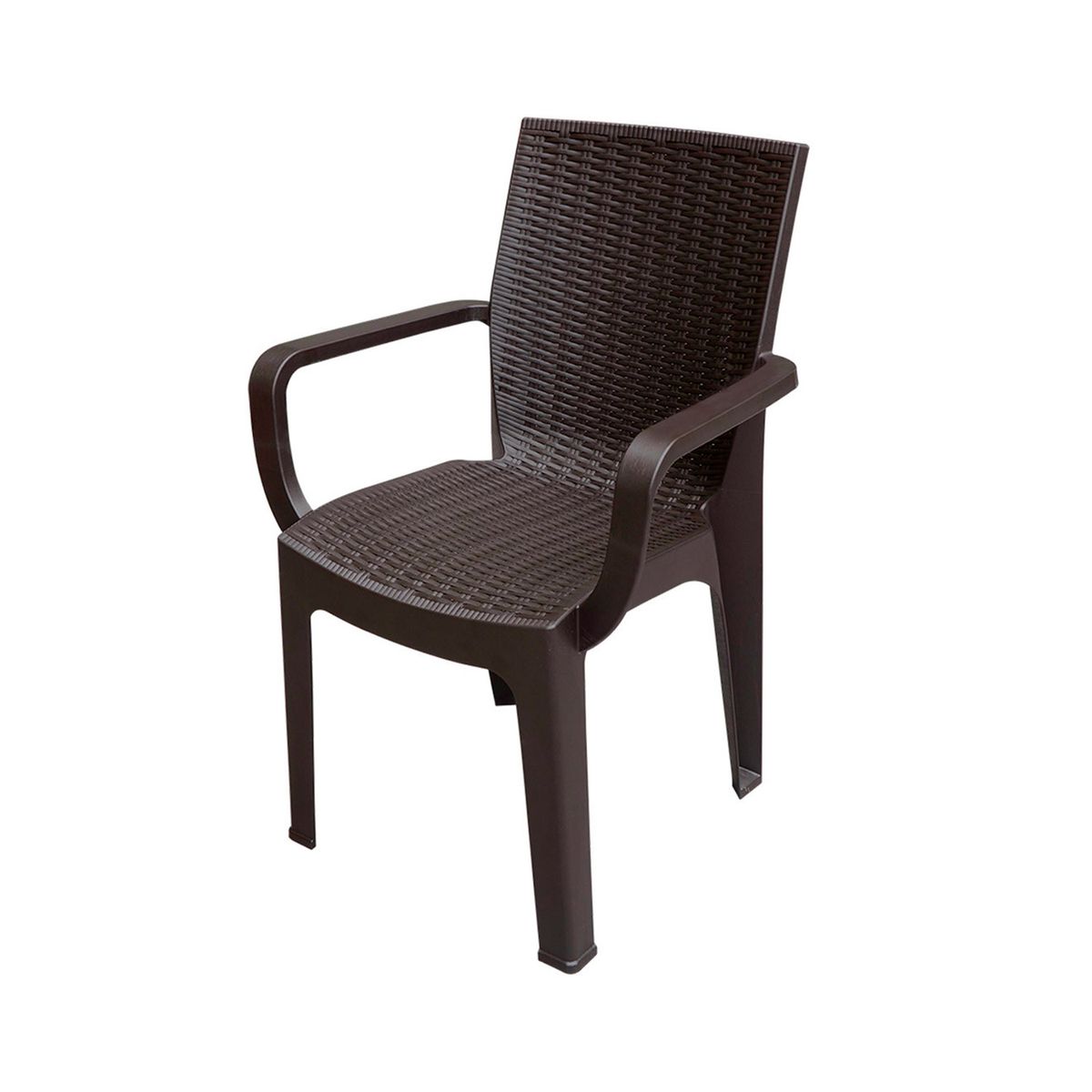 GENERICO - Silla Terraza Comedor Ratan Corsa Con Brazos