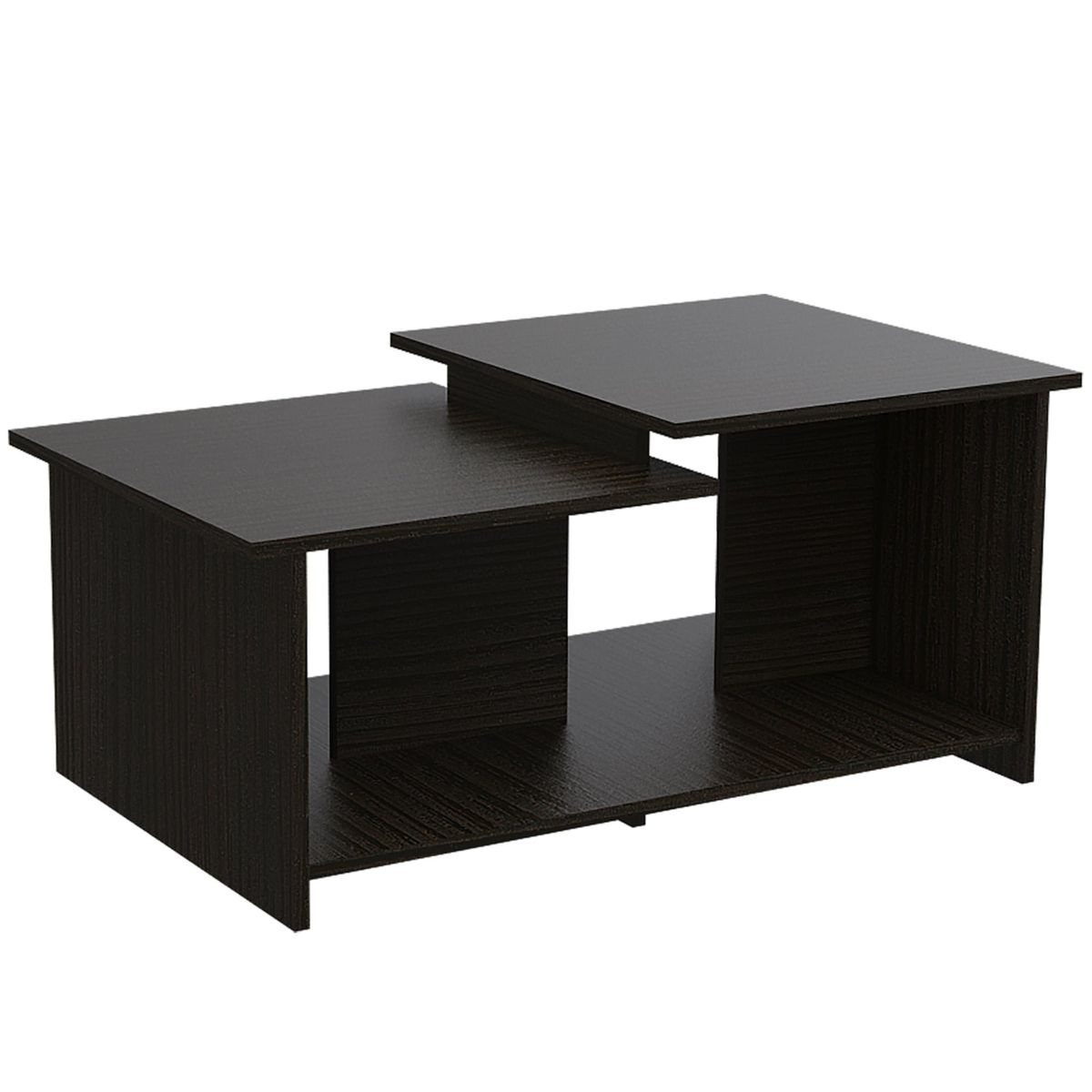 FMFURNITURE - Mesa De Centro - Negra 41.6x89.3x53.1 cm