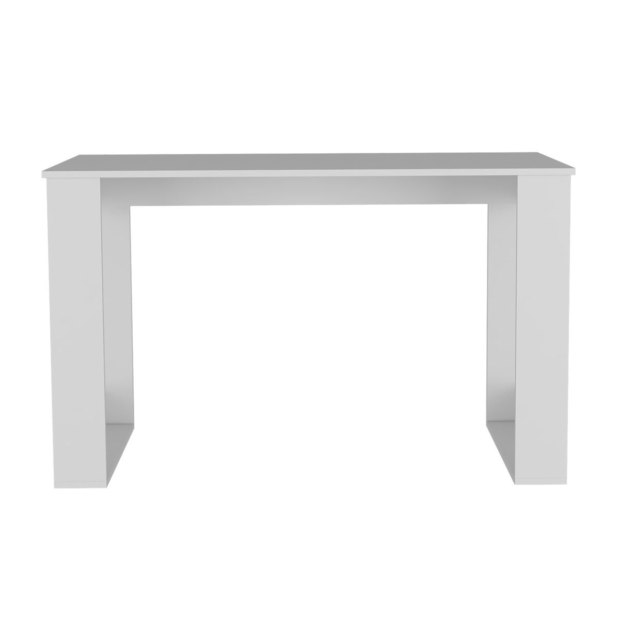 FMFURNITURE - Escritorio Recto - Blanco 73x120x60 cm