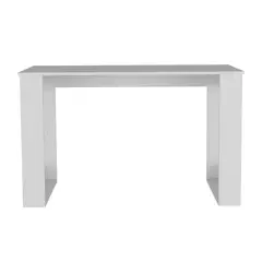 FMFURNITURE - Escritorio Recto - Blanco 73x120x60 cm