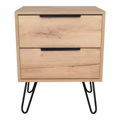 FMFURNITURE - Velador 2 Cajones 45X57X348 Cm Fm-016B - Beige