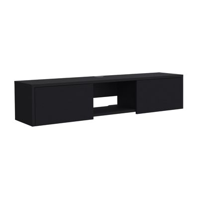 Imagen 2 del producto Panel TV 49 Con 2 Puertas - Negro 26.8x125.1x29.7 cm