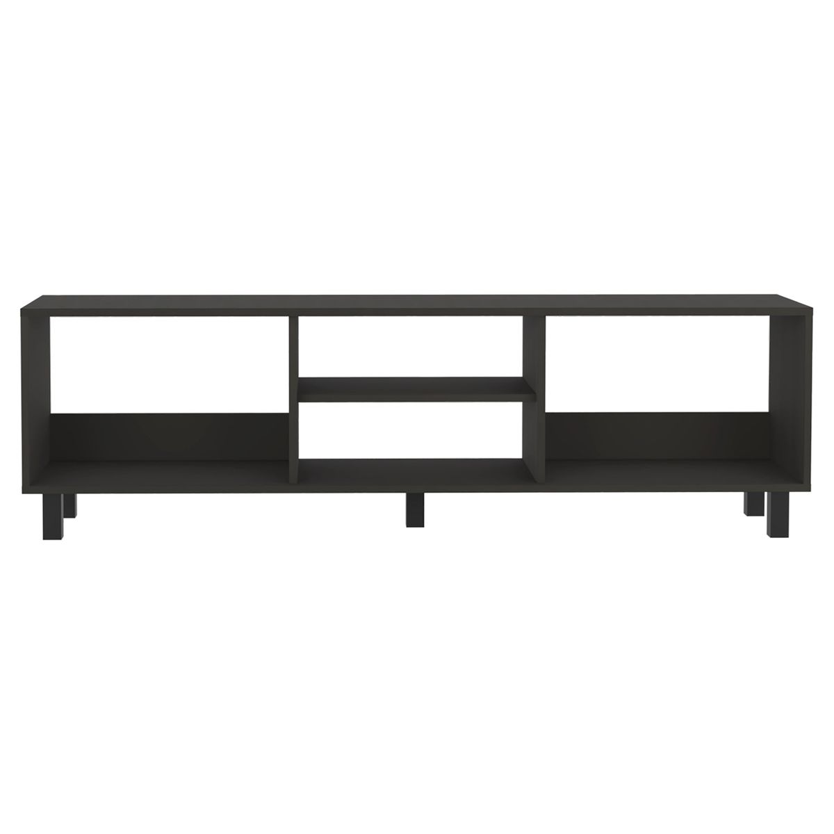 FMFURNITURE - Rack TV 70" Multiusos Fm-042N - Negro