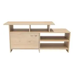 FMFURNITURE - Rack TV 32" Con 1 Puerta Fm-039C Café Claro