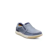 CARDINALE - Zapatillas caña baja Zapatos hombre cuero arno-3-03 azul