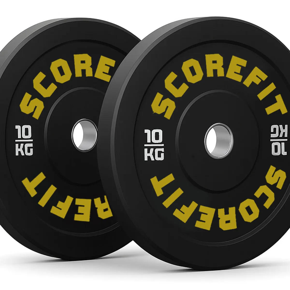 SCORE FIT - Par Discos Olimpicos Bumper 10 Kg - Score Fit