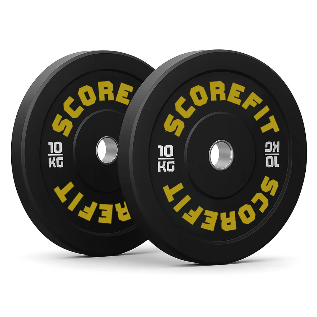 SCORE FIT - Par Discos Olimpicos Bumper 10 Kg - Score Fit