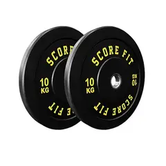 SCORE FIT - Par Discos Olimpicos Bumper 10 Kg -