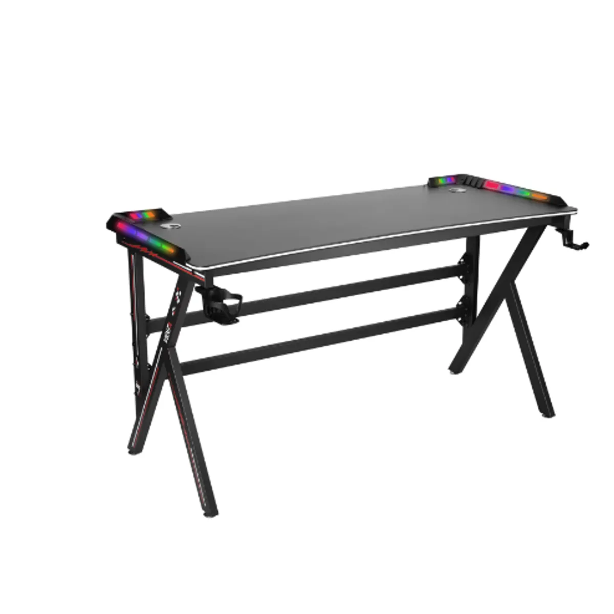 VIDITA - Escritorio Gamer Mesa Gamer Profesional K-RGB 140 cms con Luces
