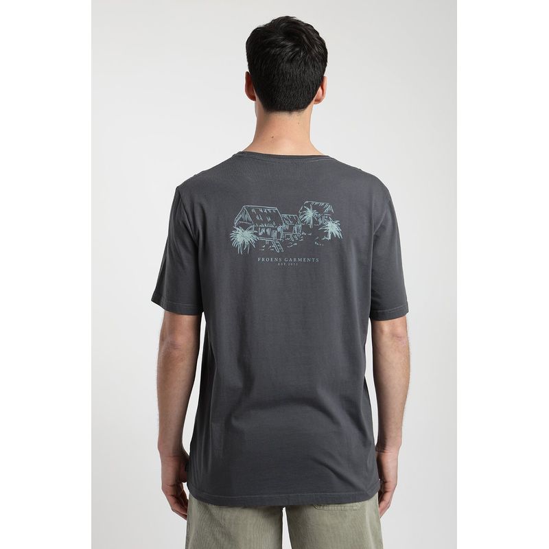 FROENS - Polera manga corta hombre Bungalow Froens - Algodón orgánico