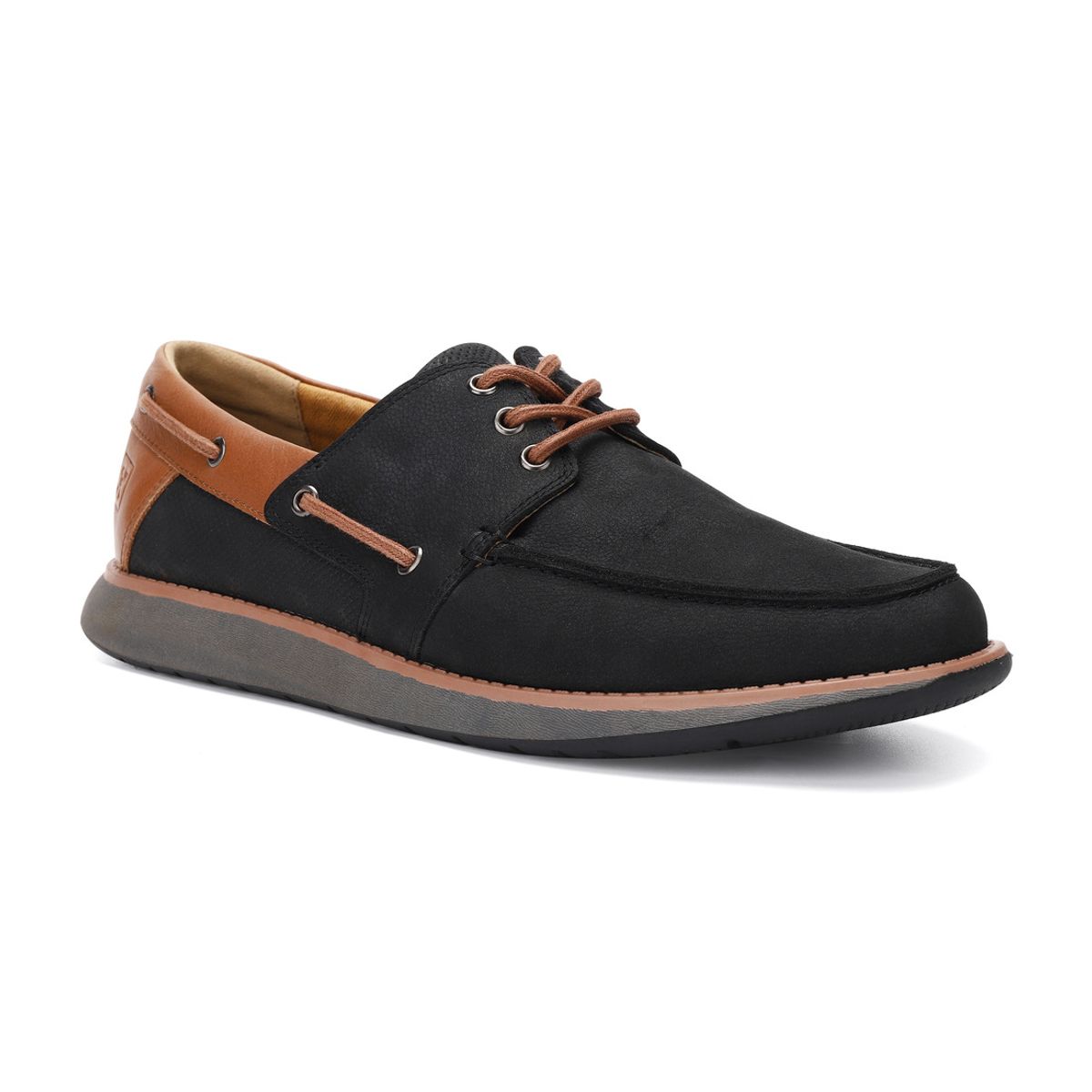 CARDINALE - Zapatillas caña baja Zapatos hombre cuero reston-0-04 negro cardinale CARDINALE