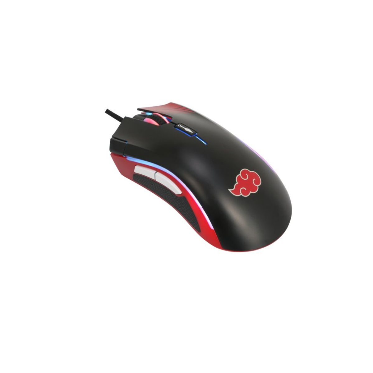 GENERICO - Mouse Gamer Checkpoint MX-200, Akatsuki, 10000 DPI, RGB, Negro/Rojo