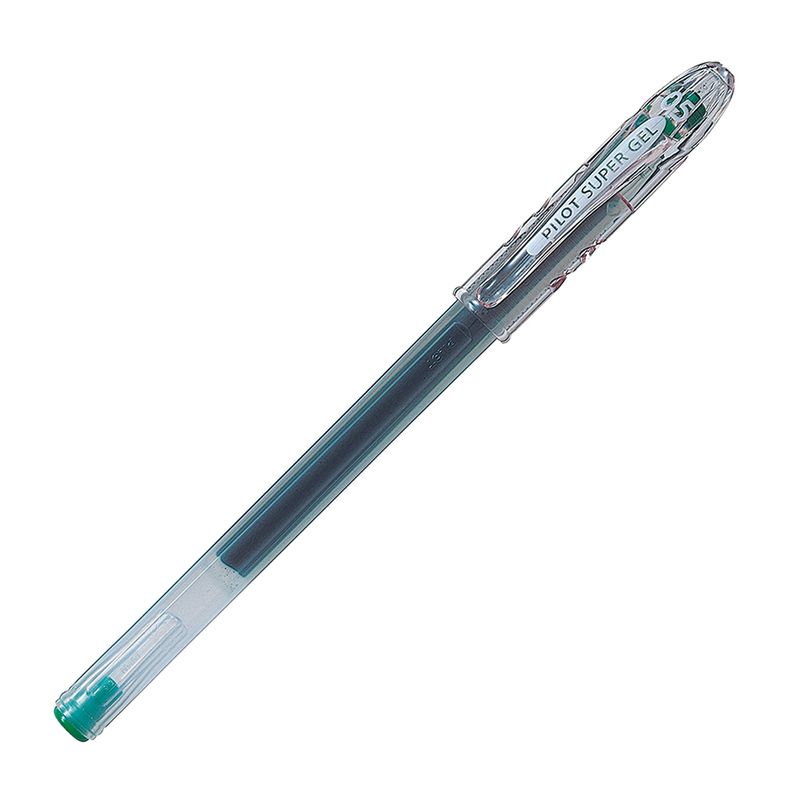 PILOT - Caja 12 Lápices Gel Pilot Super Gel 05 Verde