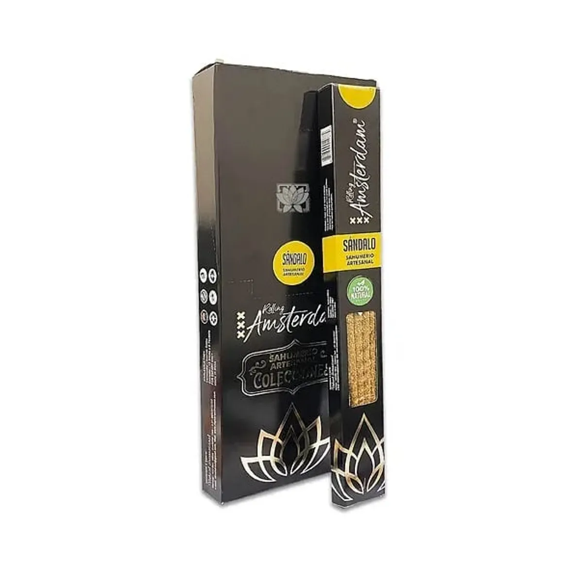 AMSTERDAM - Incienso Sahumerio Artesanal Natural Sandalo 41cm XL