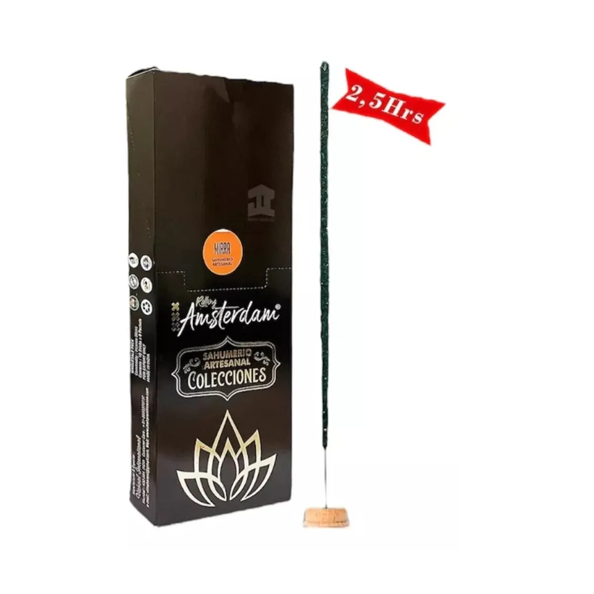 AMSTERDAM - Incienso Sahumerio Artesanal Natural Sandalo 41cm XL