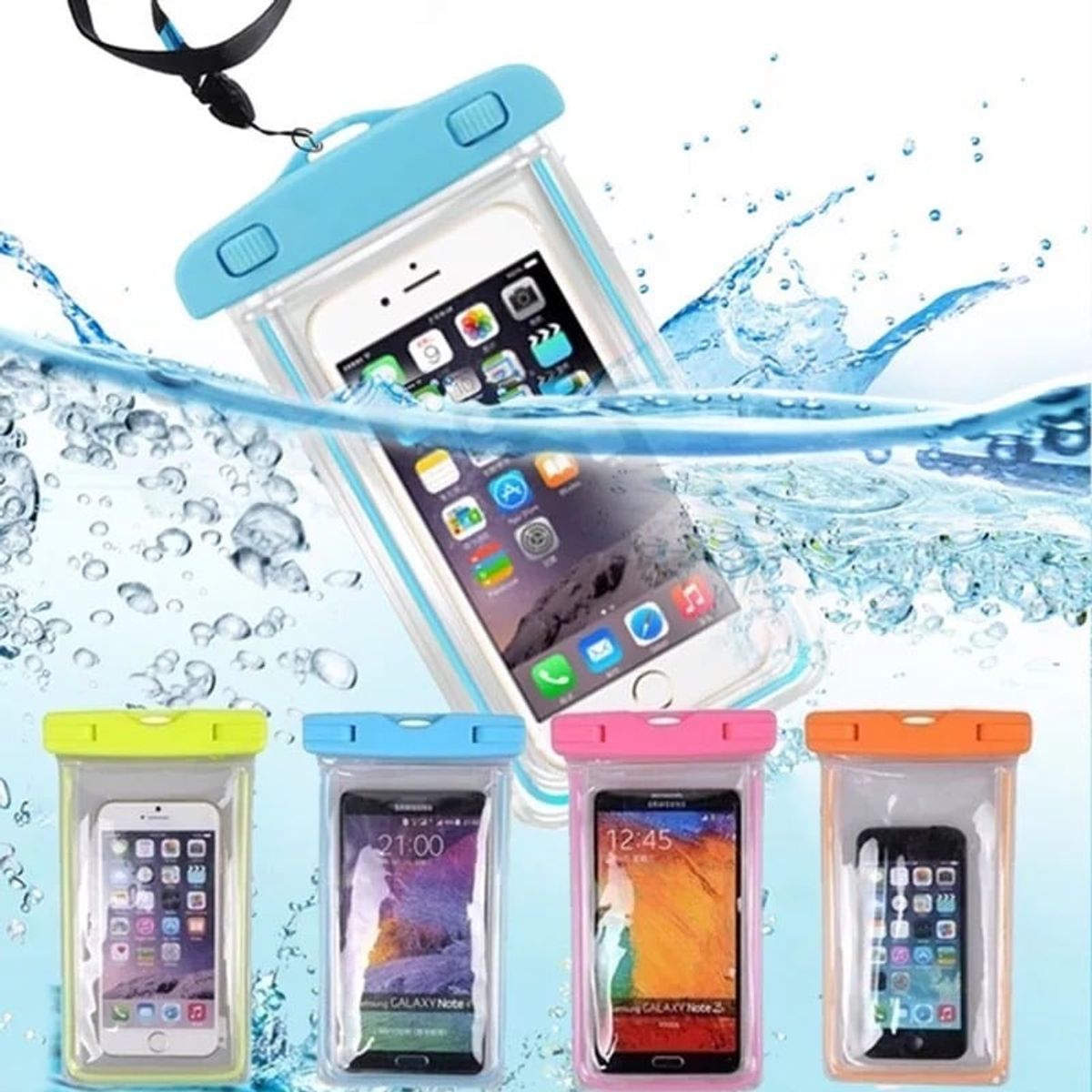 MERCADO CBF - Funda Celular Impermeable Sumergible Protectora Arena Playa