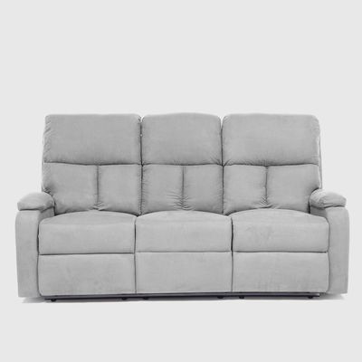 Imagen 2 del producto Sofá 3 Cuerpos Reclinable Moderno Matheus Gris