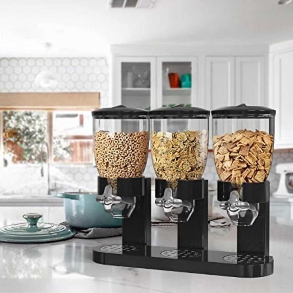 GENERICO - Dispensador de Cereales y Granos 3 contenedores