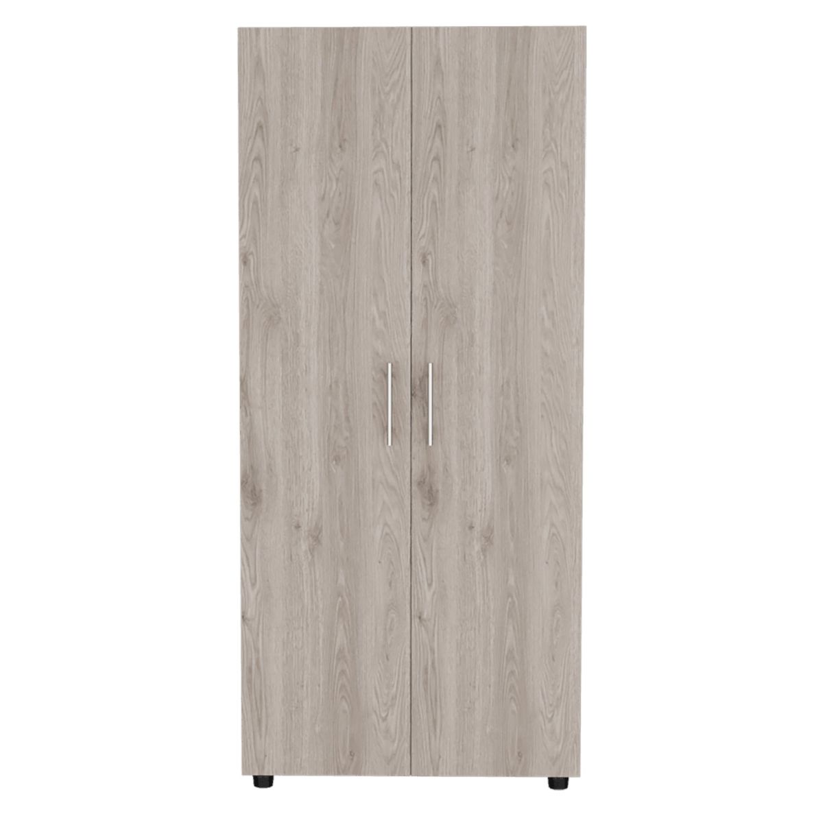 FMFURNITURE - Closet 2 Puertas - Gris Claro 180x80x48 cm