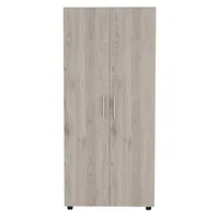 Closet 2 Puertas - Gris Claro 180x80x48 cm