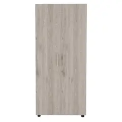 FMFURNITURE - Closet 2 Puertas - Gris Claro 180x80x48 cm