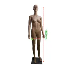 GENERICO - Maniqui Cuerpo Entero Dama Plástico Beige