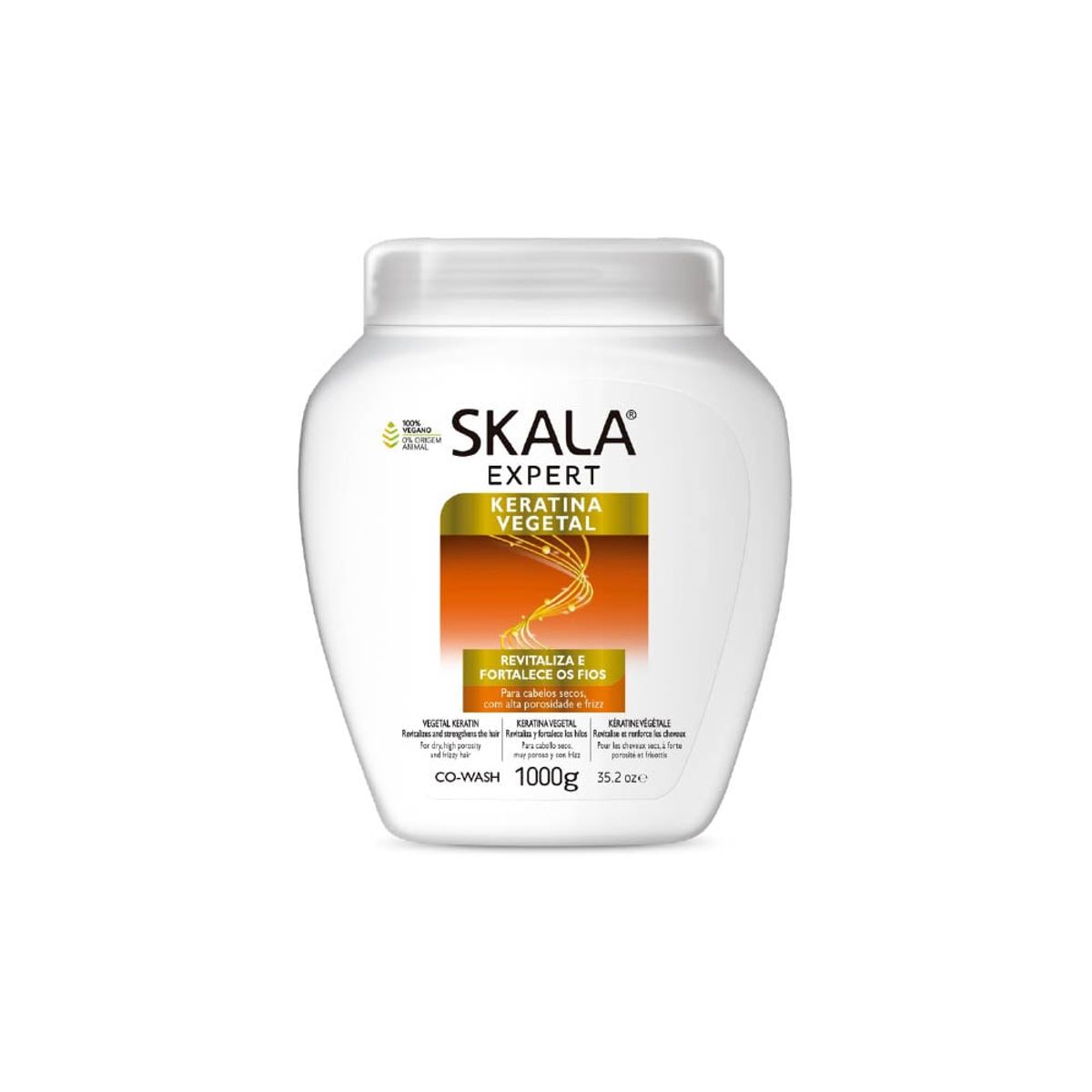 SKALA - Mascarilla para cabellos tratados quimicamente KERATINA VEGETAL SKALA